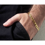 Revere 9ct gold curb bracelet 20cm, imported from the UK