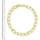 Revere 9ct gold curb bracelet 20cm, imported from the UK