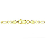 Revere 9ct yellow gold figaro link chain 51cm, imported from the UK