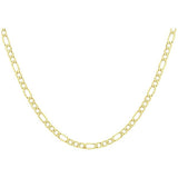 Revere 9ct yellow gold figaro chain 20 inch - British product