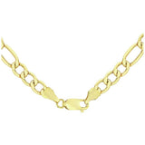 Revere 9ct yellow gold figaro chain 20 inch - British product