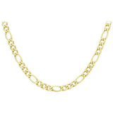 Argos Revere 9ct Yellow Gold Italian Figaro Link Chain - 20 Inch- Buy online at McGrocer