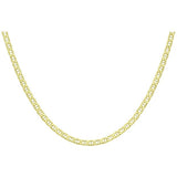 Revere 9ct yellow gold rambo link chain 18 inch - British product
