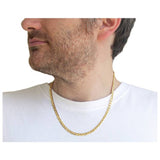 Revere 9ct yellow gold rambo chain 20 inch - British product