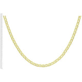 Revere 9ct yellow gold rambo chain 20 inch - British product