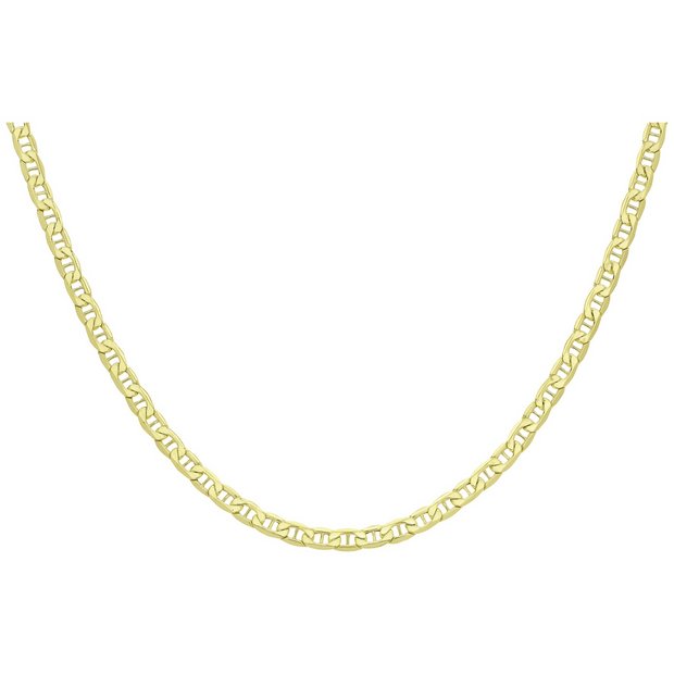Revere 9ct yellow gold rambo chain 22 inch (British brand)