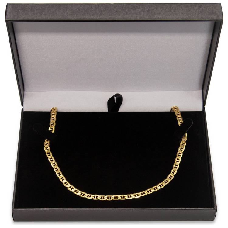 Revere 9ct yellow gold rambo chain 24 inch, imported from the UK