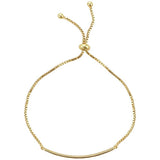 Revere 18ct gold plated sterling silver ID bracelet, UK version