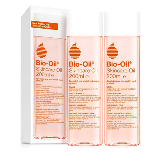 Bio-Oil 200ml Bundle For Scars, Stretch Marks And Uneven Skin Tone- x2 200ml Mums Boots   