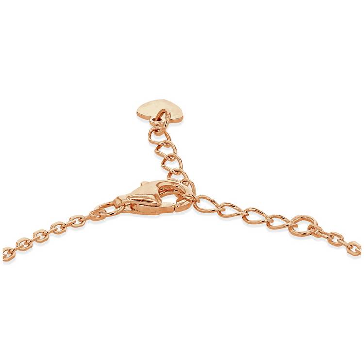 Revere rose gold plated ID bracelet 19cm (British brand)
