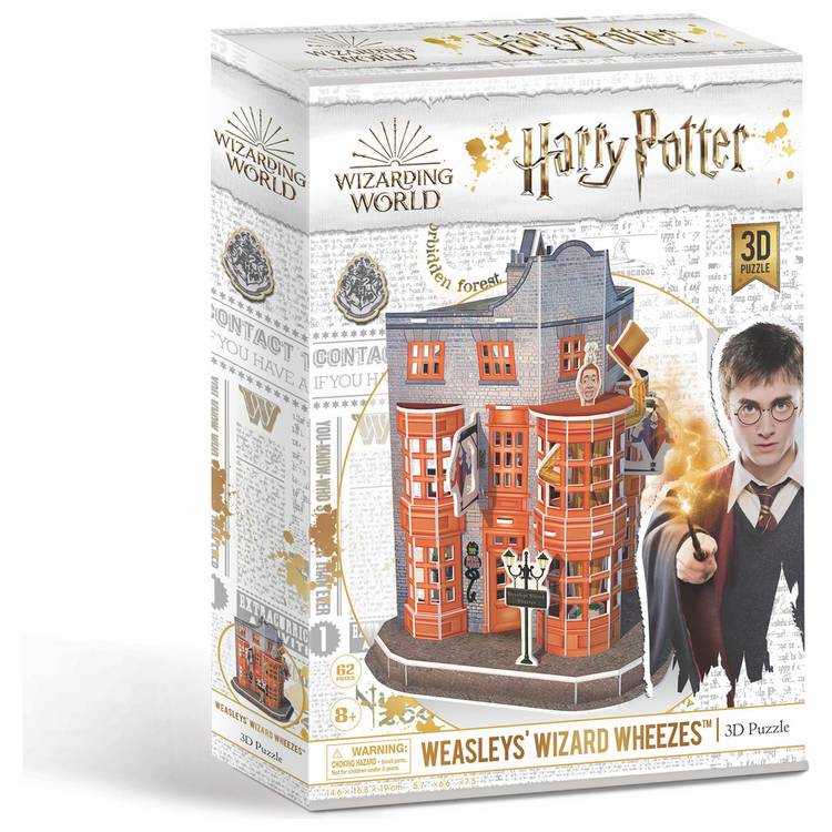 Harry Potter 3D model puzzle Weasley's Wizard Wheezes 62 pieces - British product