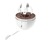 Christofle Mood Yummy 6-Piece cocktail fork set, imported from the UK