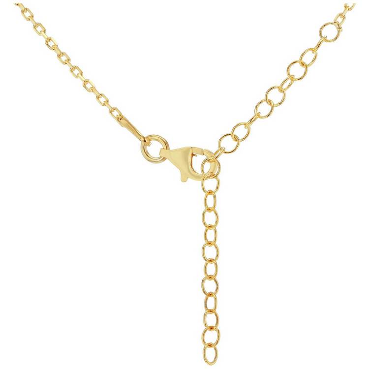 Revere gold plated personalised padlock necklace (British brand)