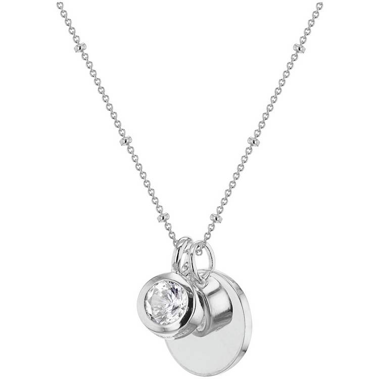 Revere pendant April birthstone 46cm - British product