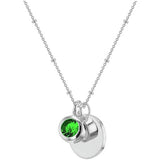 Argos Revere Personalised Cubic Zirconia Pendant Necklace, May Birthstone, 18in- Buy online at McGrocer