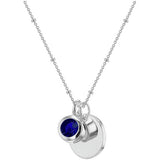 Argos Revere Sterling Silver Personalised September Birthstone Pendant Necklace- Buy online at McGrocer