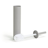 Matte grey slimline toilet brush, imported from the UK
