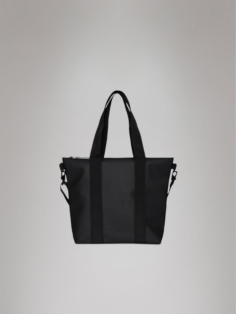 Rains waterproof mini tote bag black (British brand)