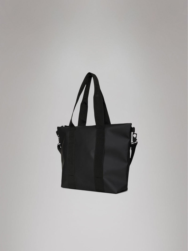 Rains waterproof mini tote bag black (British brand)