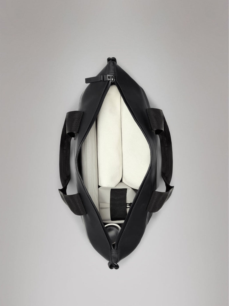 Rains waterproof mini tote bag black (British brand)