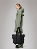 Rains waterproof mini tote bag black (British brand)