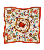 Aspinal of London hot air balloon print silk scarf - British product