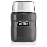 Argos Thermos Stainless Steel King Gun Metal Food Flask - 470ml- Buy online at McGrocer