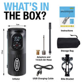 Ring RTC2000 cordless handheld tyre inflator digital display, UK version