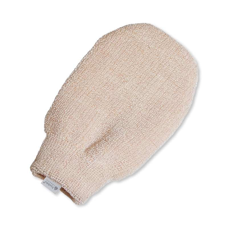 Hydréa London copper cotton exfoliating mitt, UK version