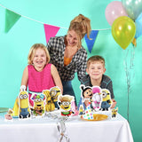 Star Minions party decoration table toppers 9-pack, UK version
