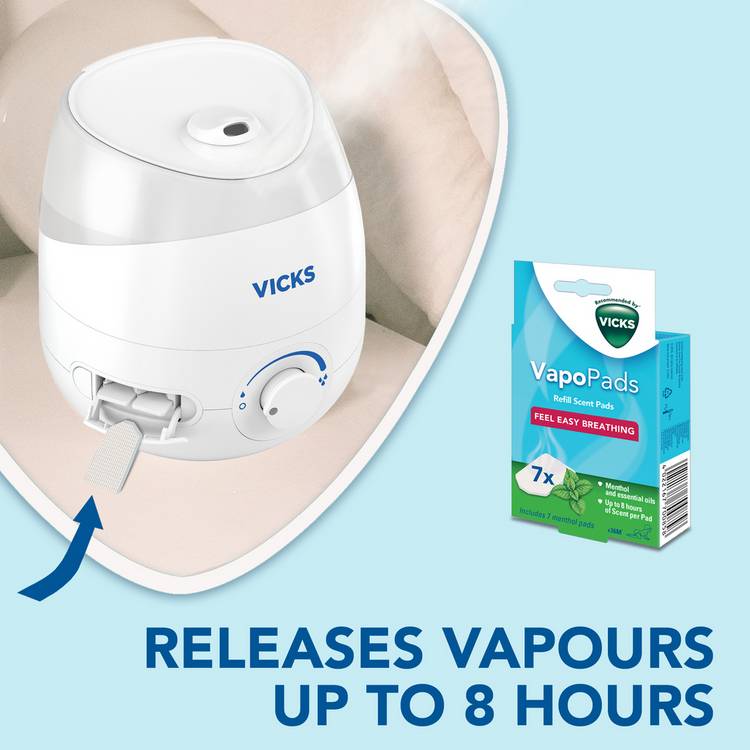 Vicks mini cool mist ultrasonic humidifier 1.8L, UK version