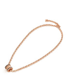 Bvlgari B.zero1 rose gold ceramic pendant - British product