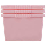 Argos Home pink storage boxes 27L each, UK version
