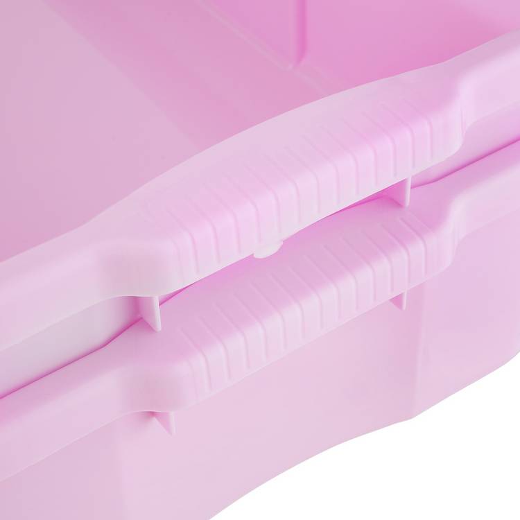 Argos Home underbed storage boxes pink 2x45L, UK version