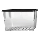 Strata Curve 24L clear plastic storage boxes set, imported from the UK