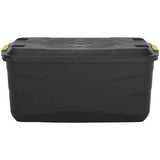 Argos Strata 145L Heavy Duty Storage Trunk on Wheels - Black- Buy online at McGrocer