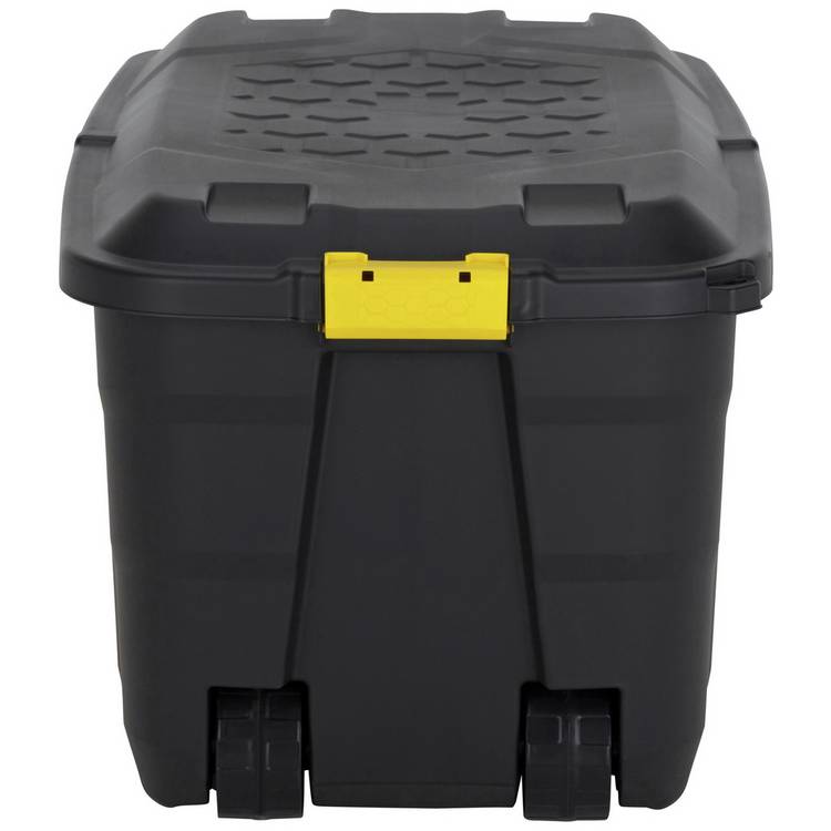 Strata heavy duty storage trunk on wheels 145L (British brand)