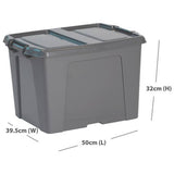 Strata Smart storage boxes 2x40L - British product