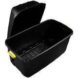 Strata 175L heavy duty storage trunk black - British product