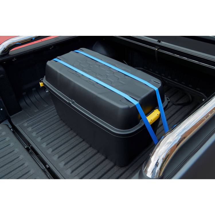 Strata 175L heavy duty storage trunk black - British product