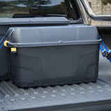Strata 175L heavy duty storage trunk black - British product