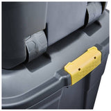 Strata 175L heavy duty storage trunk black - British product