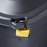 Strata 60L heavy duty plastic storage box black, UK version