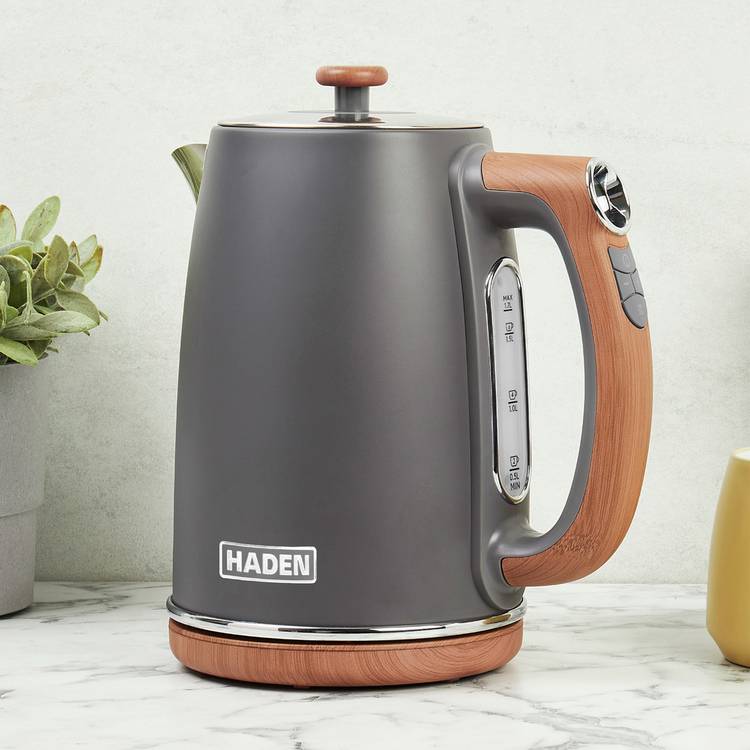 Haden Dorchester variable temperature kettle pebble grey imported from the UK