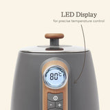 Haden Dorchester variable temperature kettle pebble grey imported from the UK