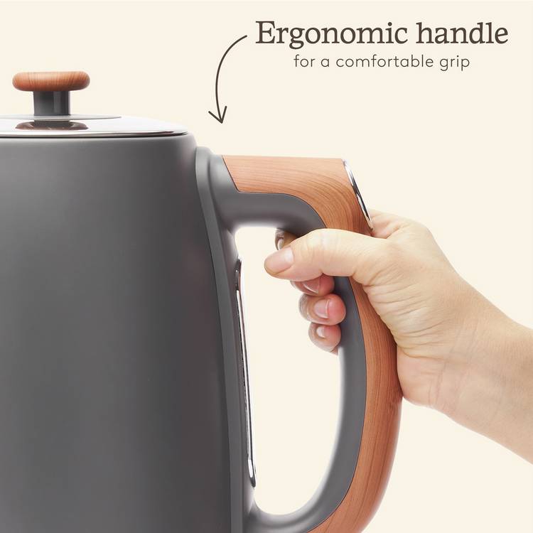 Haden Dorchester variable temperature kettle pebble grey imported from the UK