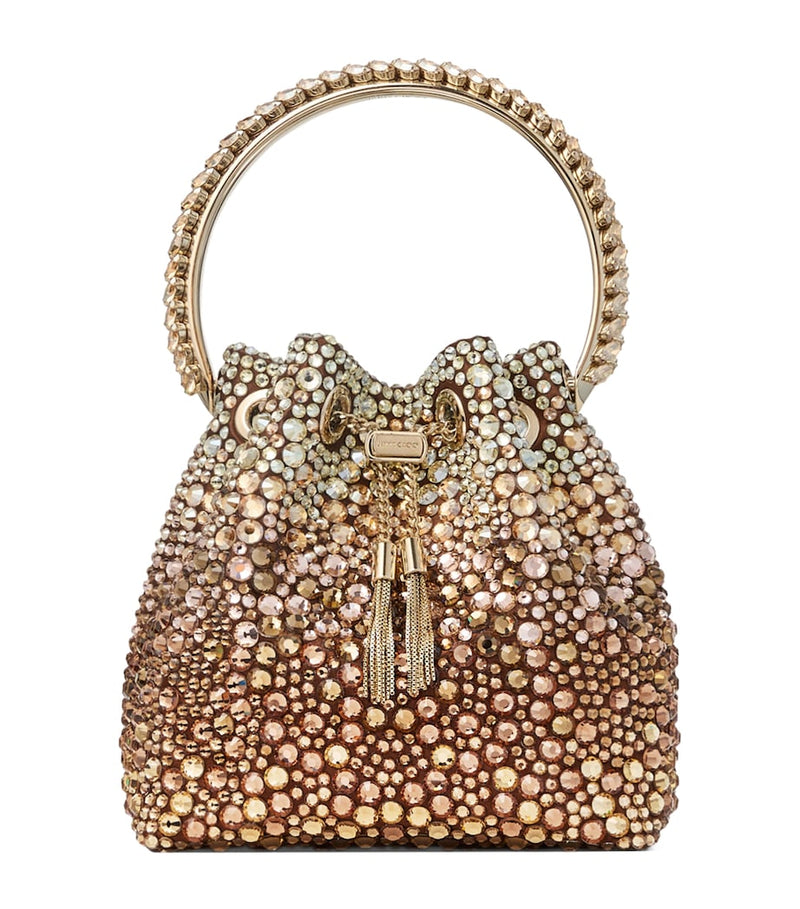 Jimmy Choo Bon Bon embellished top-handle bag, imported from the UK