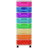 Really Useful 8 drawer wheeled storage unit multi - British product