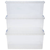 Really Useful clear plastic storage boxes 62L, UK version