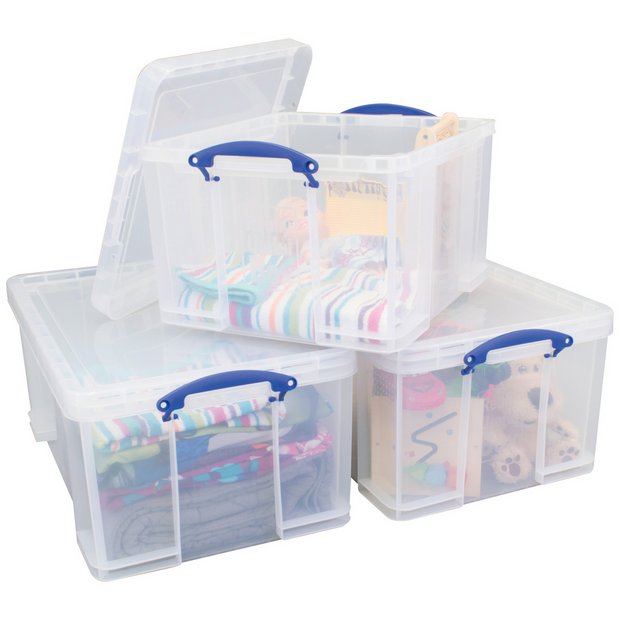 Really Useful storage box set 64L and 42L - British product